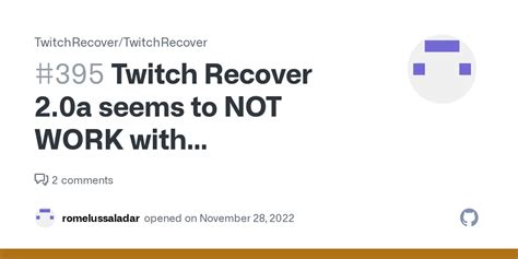 Twitch Recover